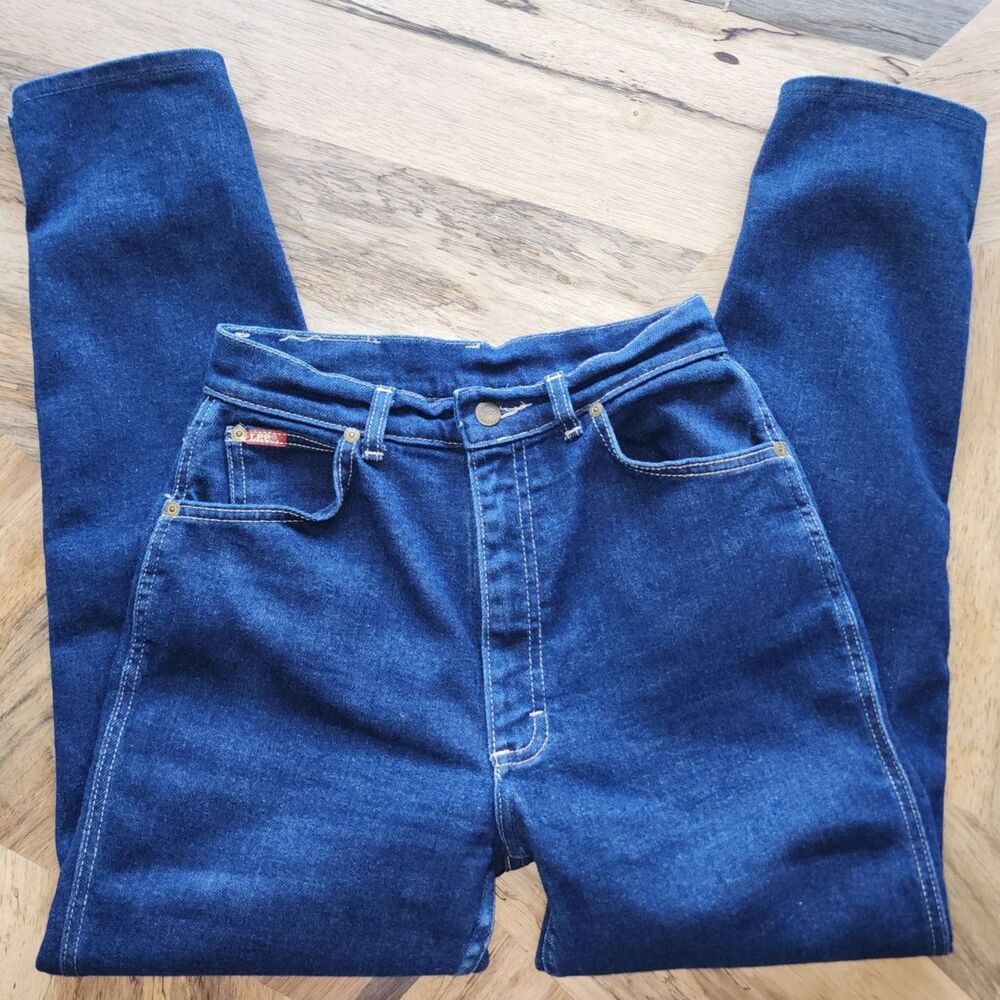 Vintage Lee Riders Tapered Leg High Waisted Ankle Jeans Sz 10
